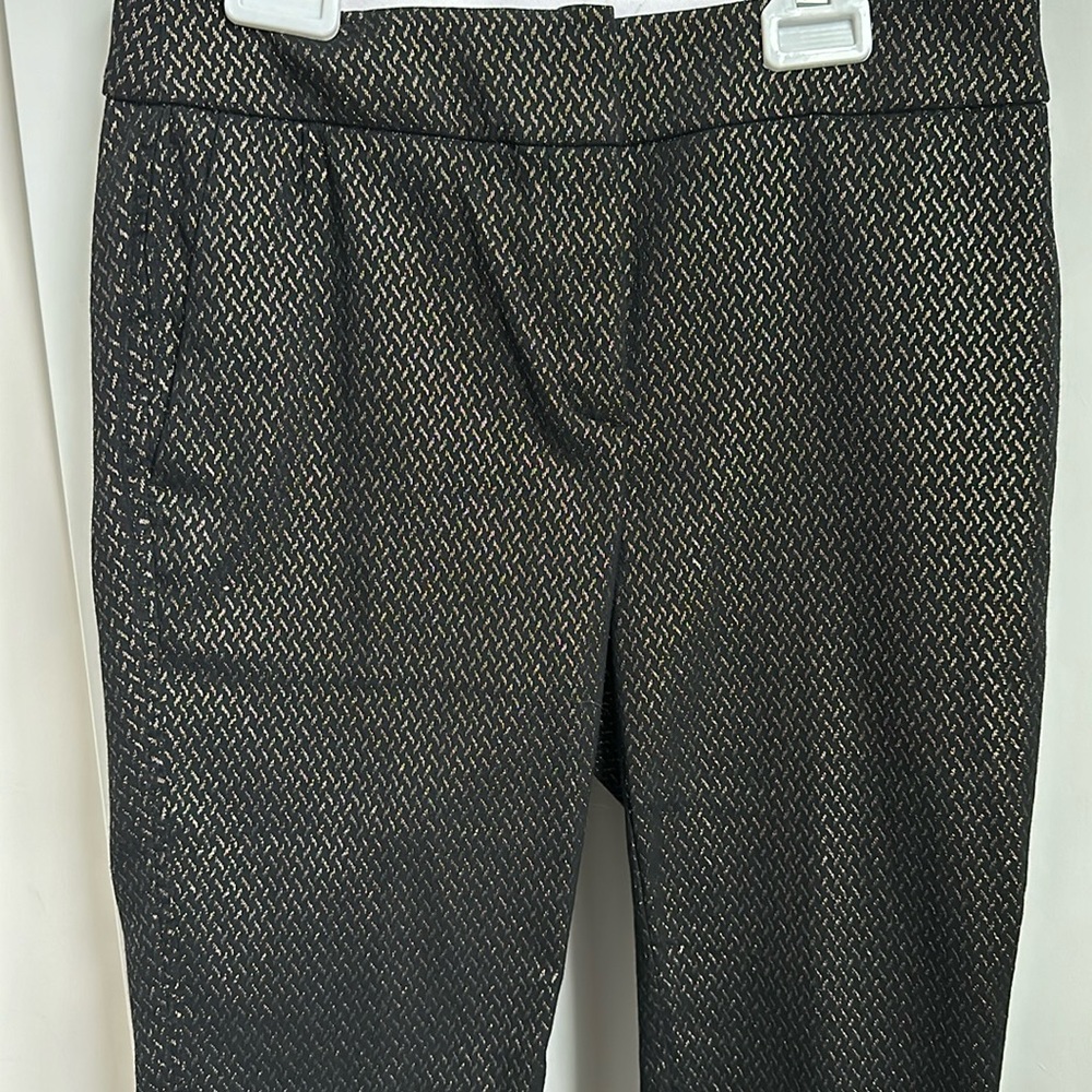 Gold and Black Pants Ann Taylor